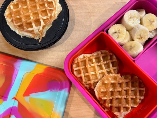 Gluten Free Banana Waffles 🧇🍌
