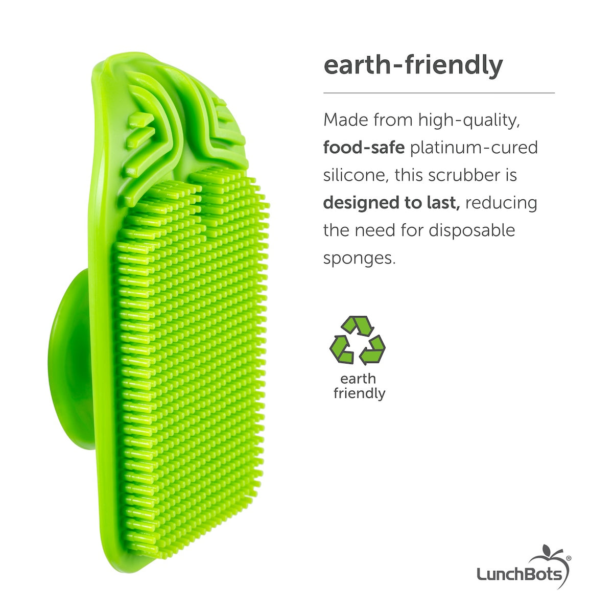 platinum silicone food scrubber